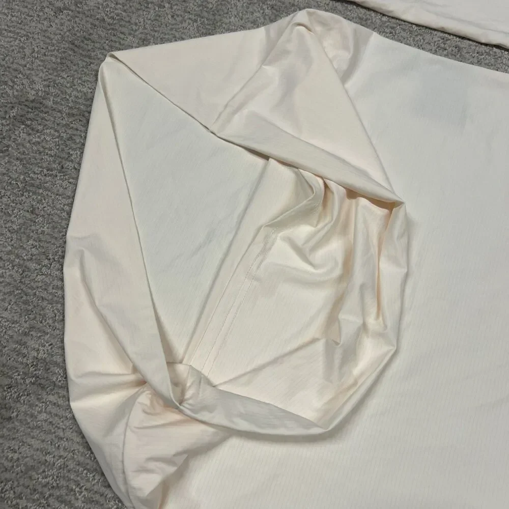 Rest Pillowcases Standard 20x26 Peach Silver Nylon Spandex Machine Washable Soft